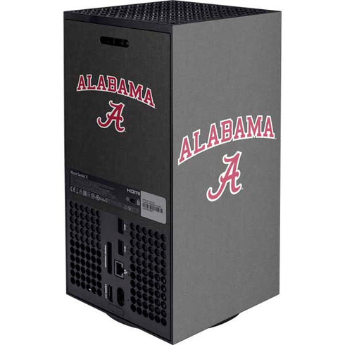 University of Alabama Logo XBox Series X Digital Edition Console Skin